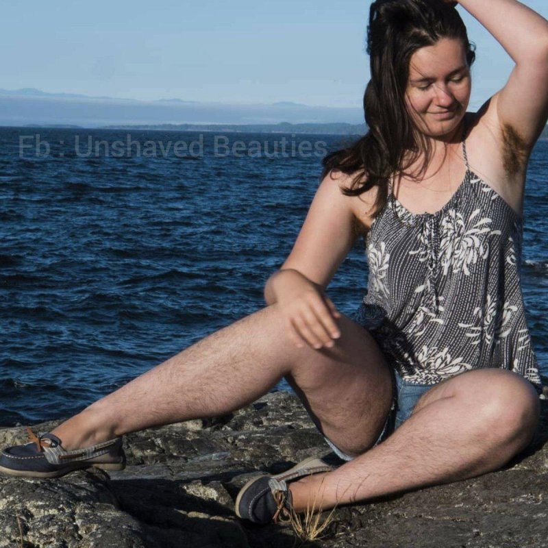 Beautiful girls with hairy legs