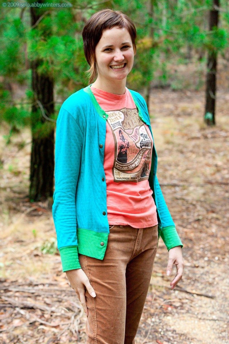 Knitted sweater cardigan