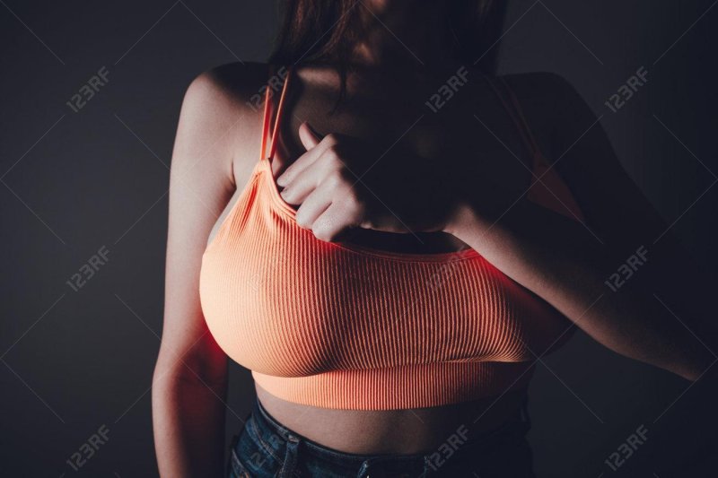 Busty woman