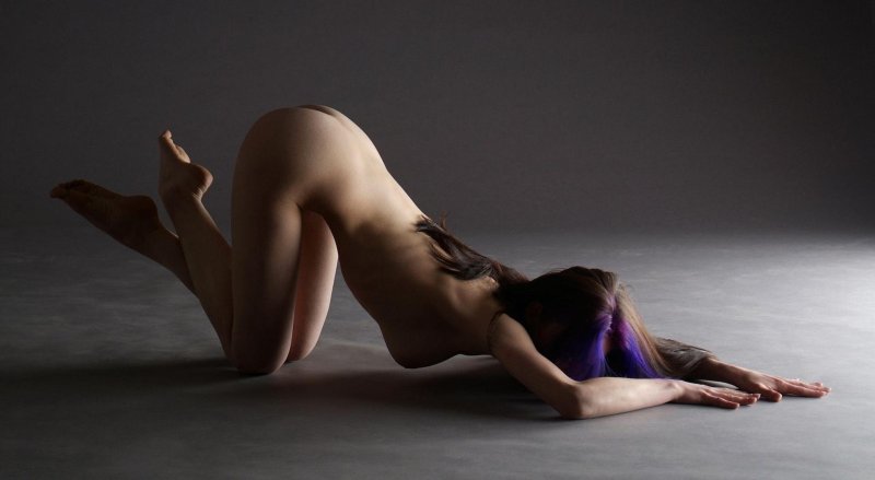 Beautiful female poses naked
