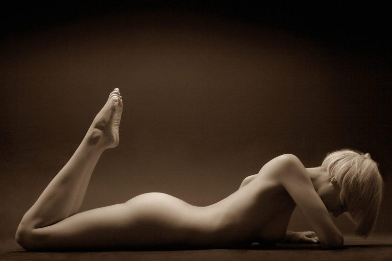 Naked female body