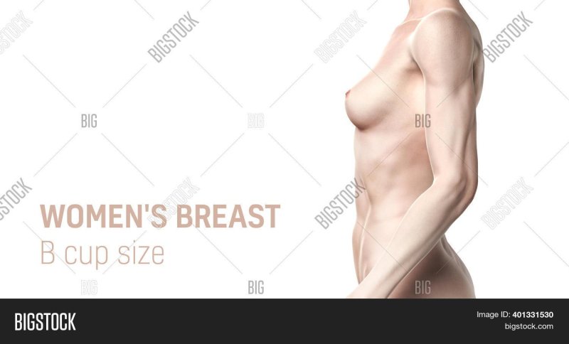 Female breasts on the side