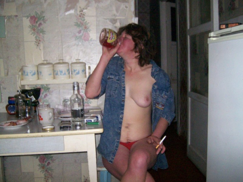 Drunk naked Russian women