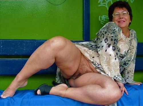 Old women under the skirt