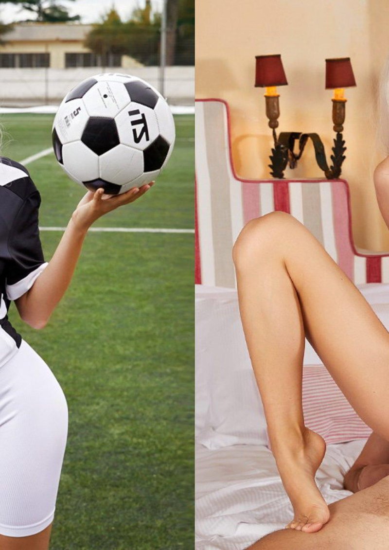 Beautiful girls football