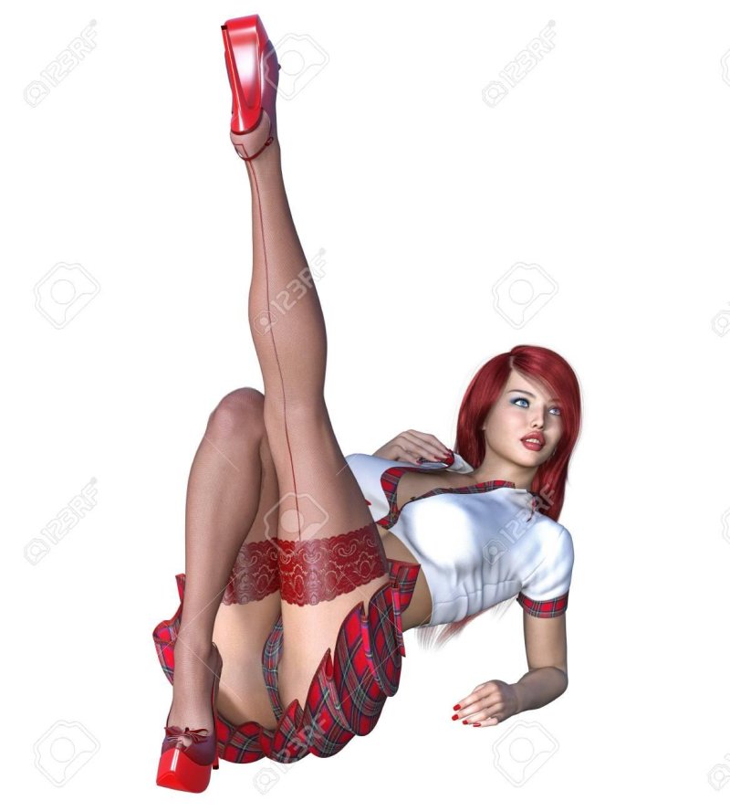 Skirt and stockings