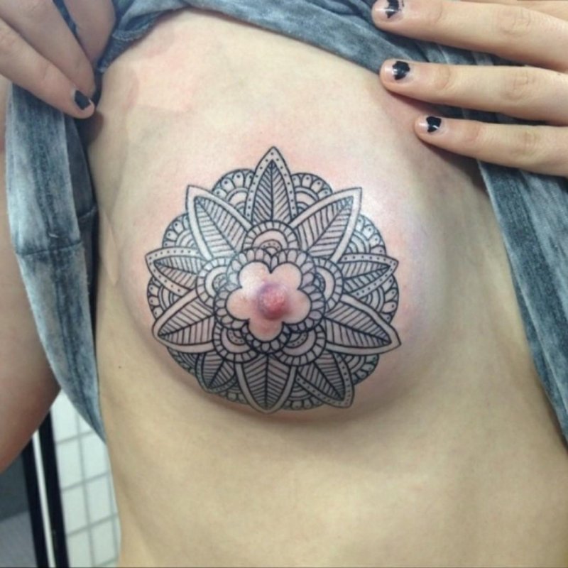 Tattoos for girls on nipples