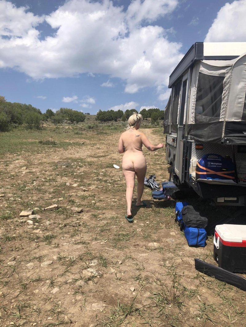 Nude camping