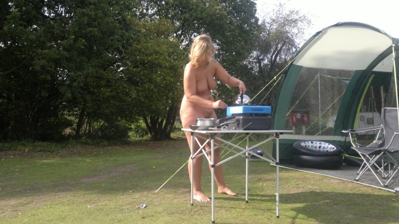 Naked camping