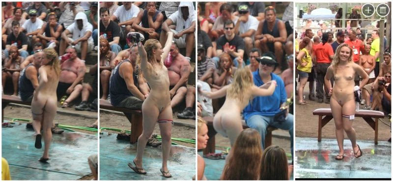 Entertainment of naked women