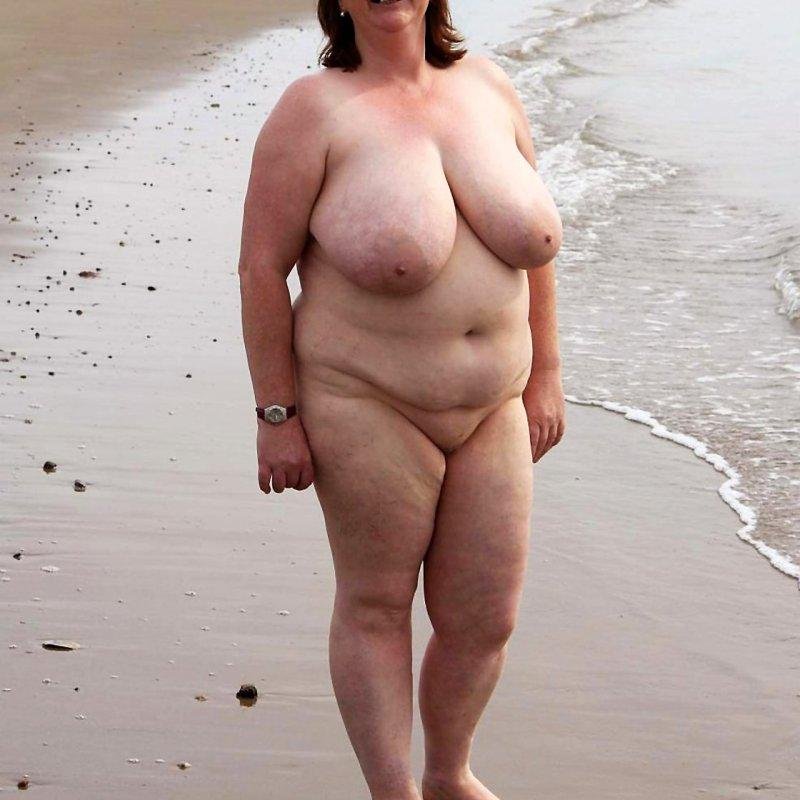 Fat on the beach