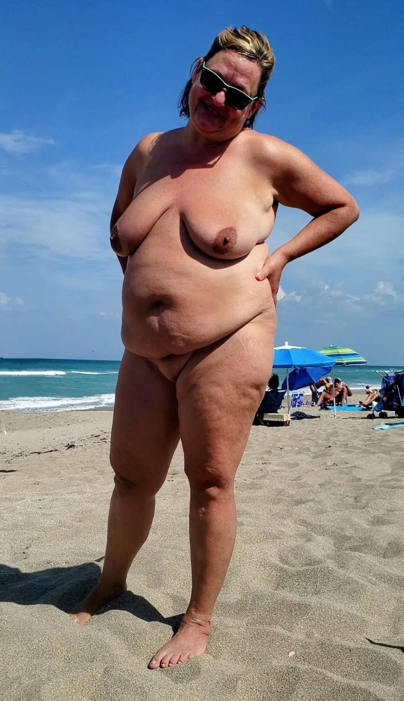 Fat on the beach