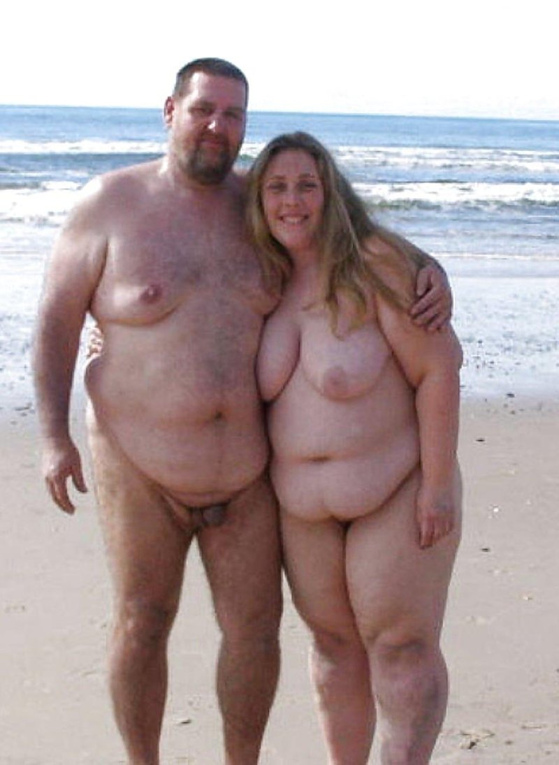 Naked thick women on the beach