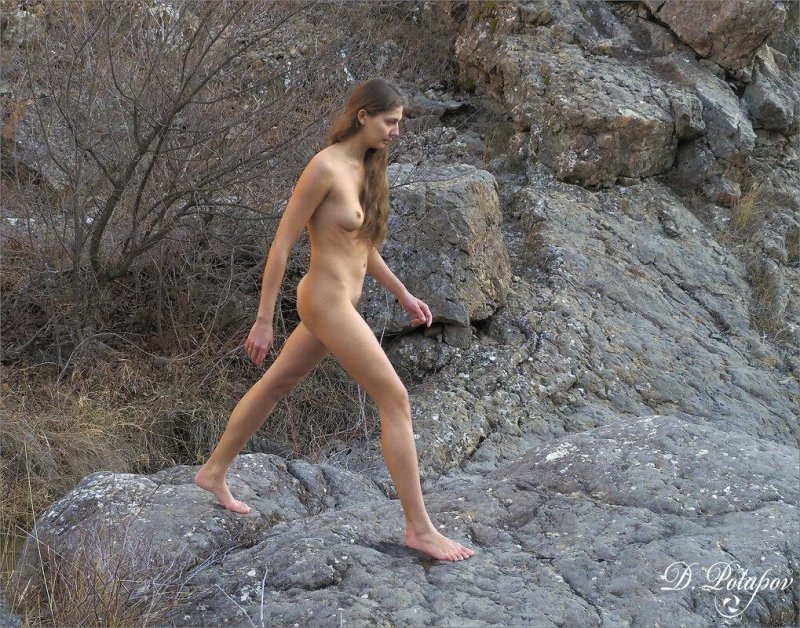 Artistic nude in nature