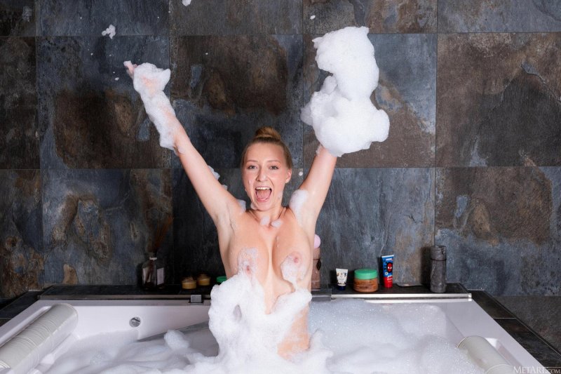 Girl in the bathroom