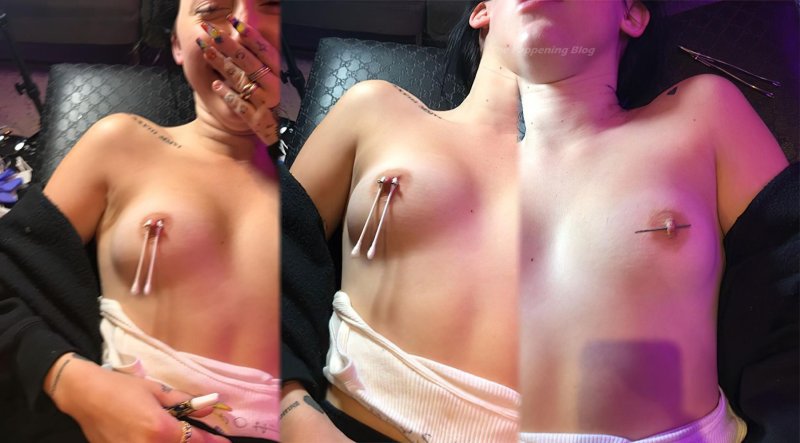 Male piercing nipples