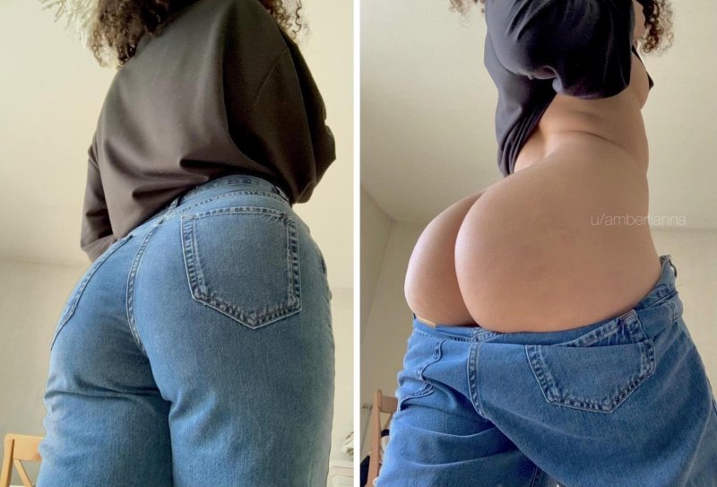 Big ass in jeans
