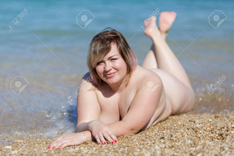 Complete girl on the beach