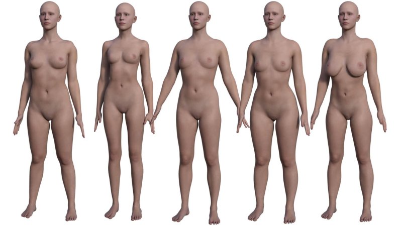 Female mannequins