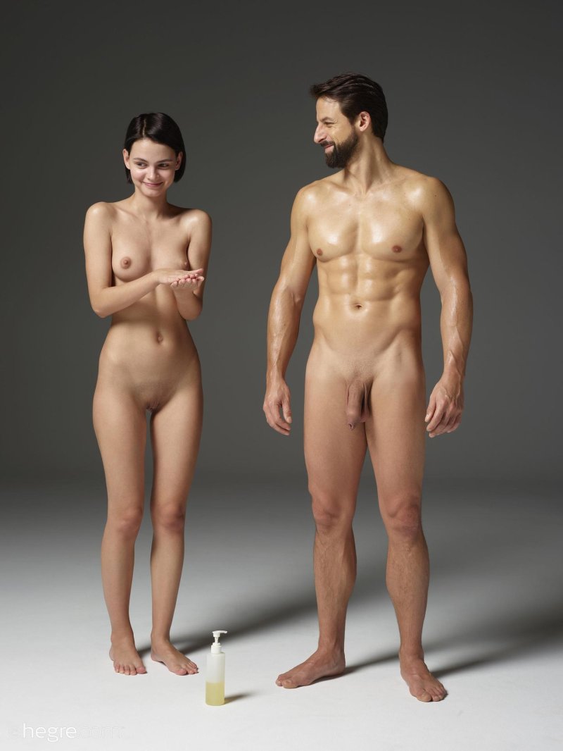 Naked man and woman