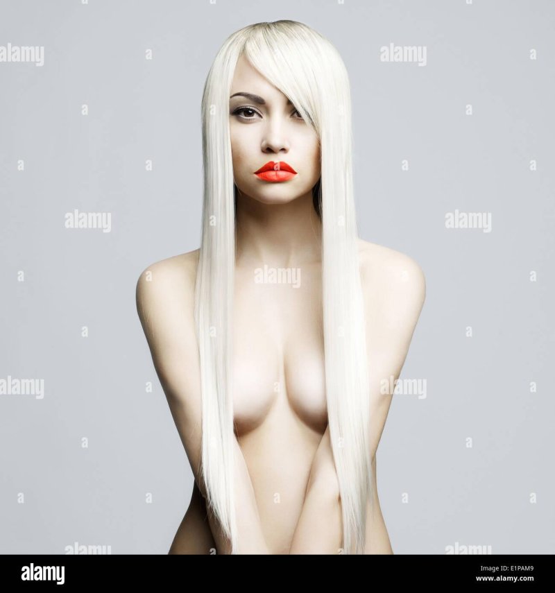 Blonde with long hair