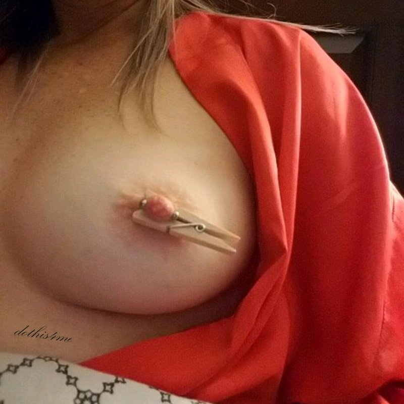 Pierced nipple