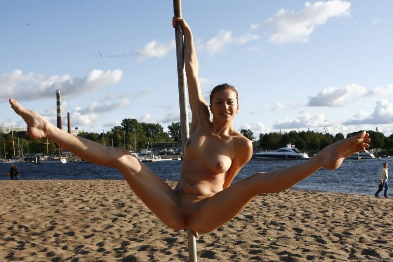 Naked gymnasts in public