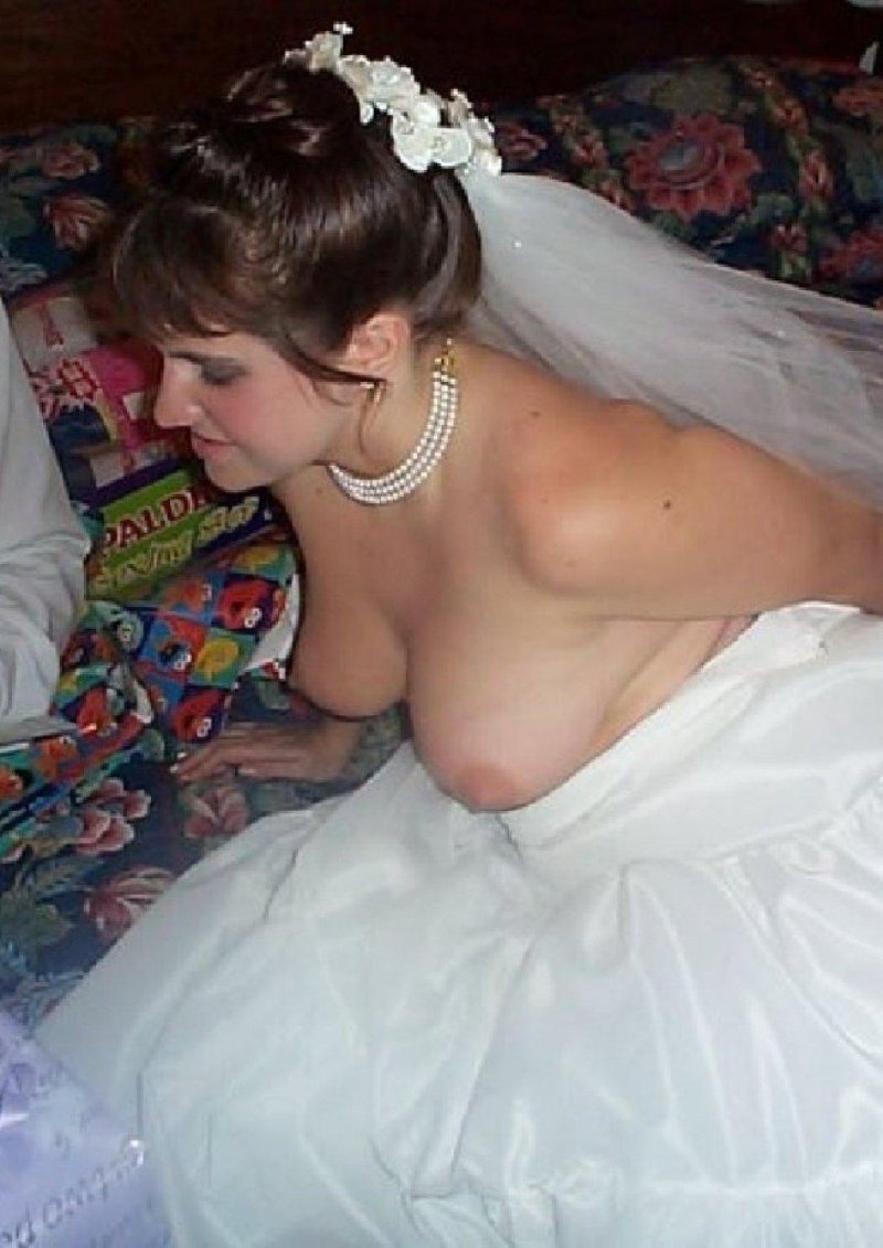 Tits at a wedding