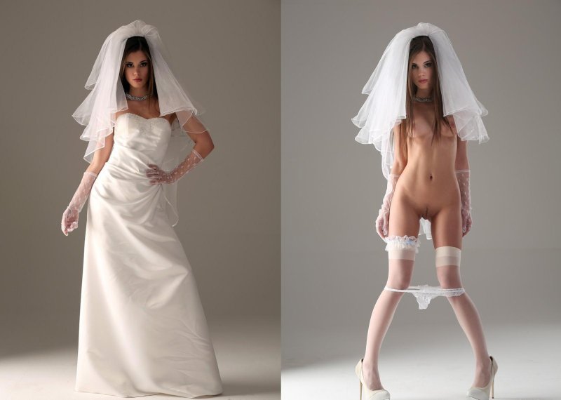 Littl Caprice Naked bride
