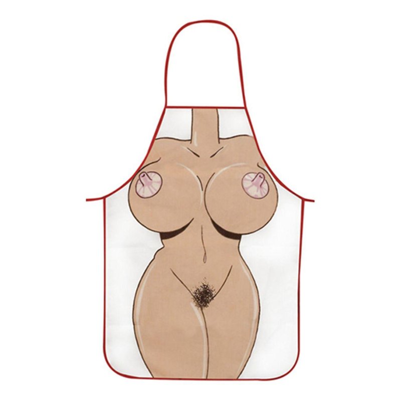 Apron with boobs