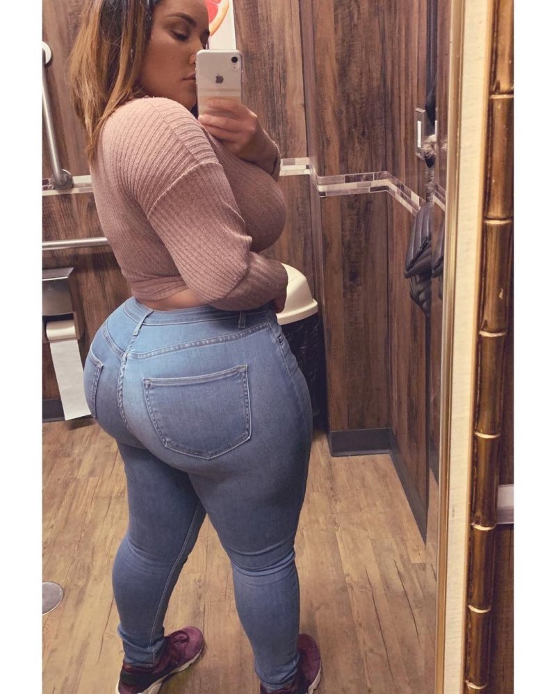 Puffy girls in jeans