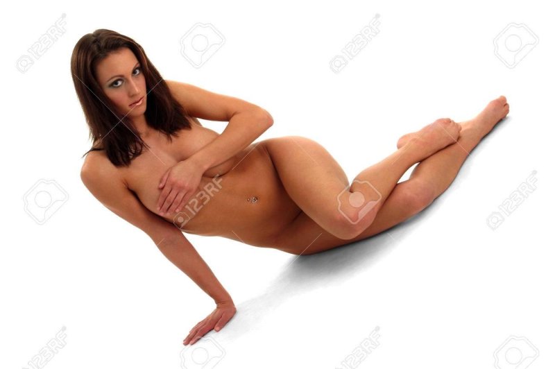 Naked slender girl