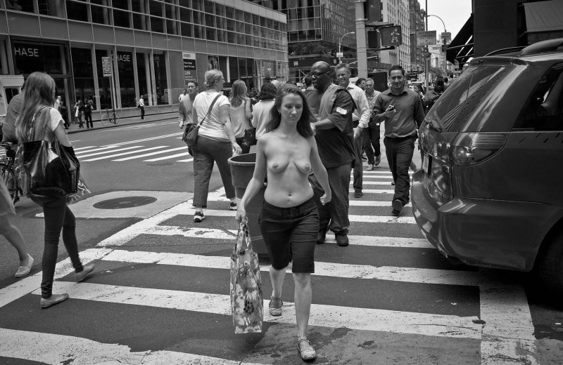 Topless in new york