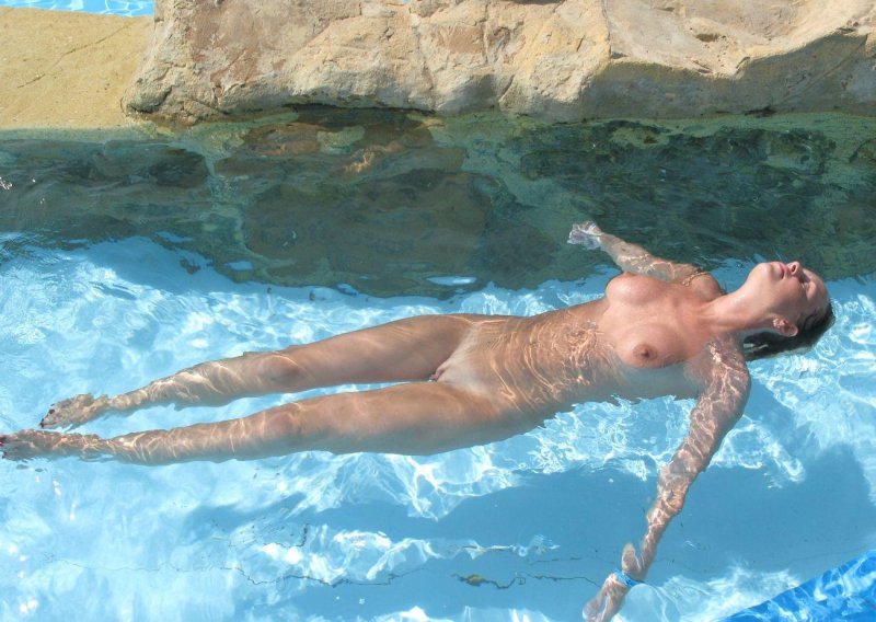 Naked in water