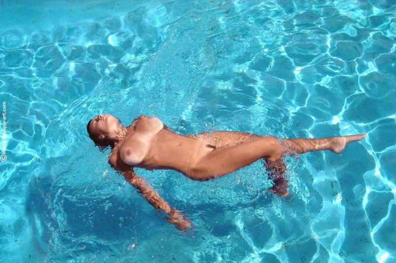 Girl at the pool