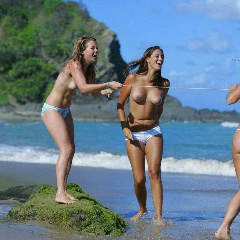 Australian naked on the beach