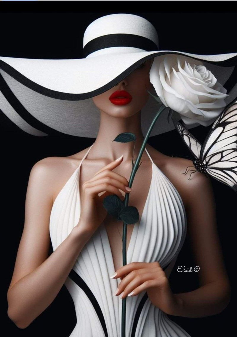 Girl in a hat