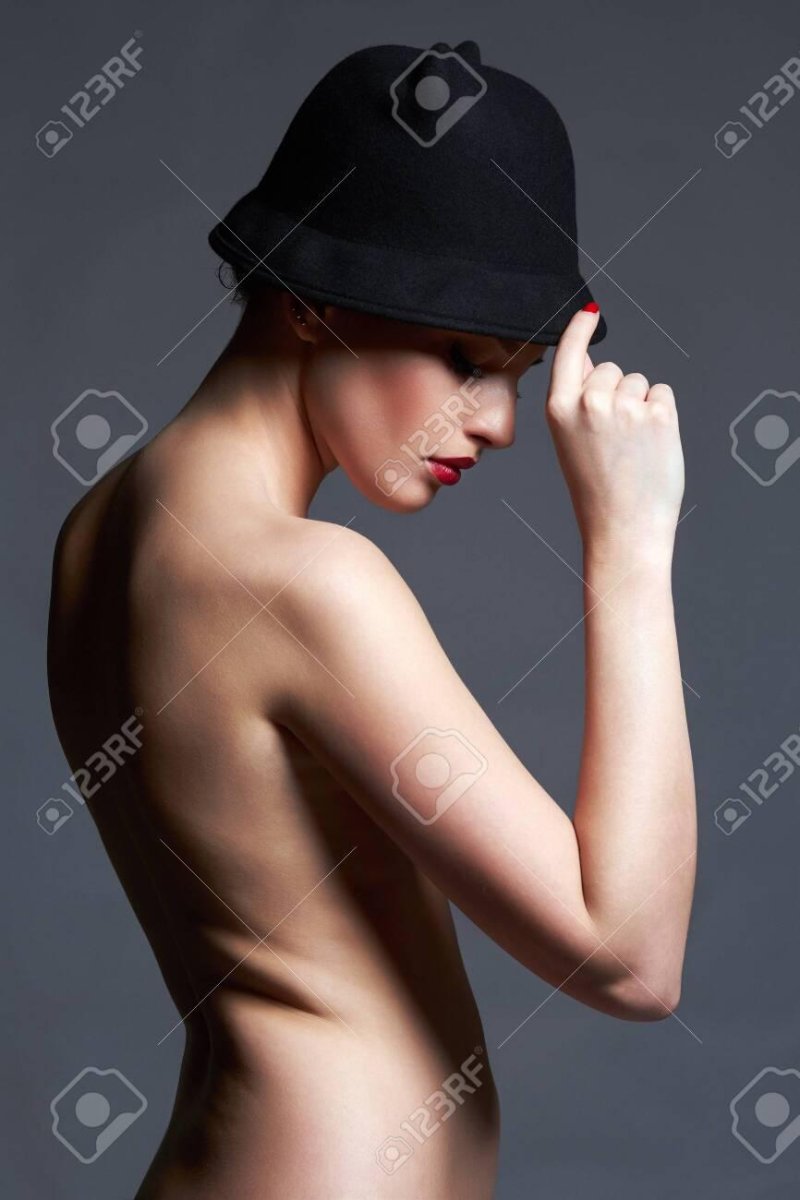Woman in a hat