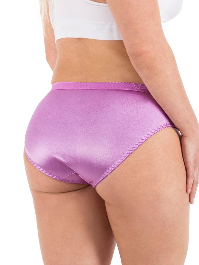 Plus size satin panties