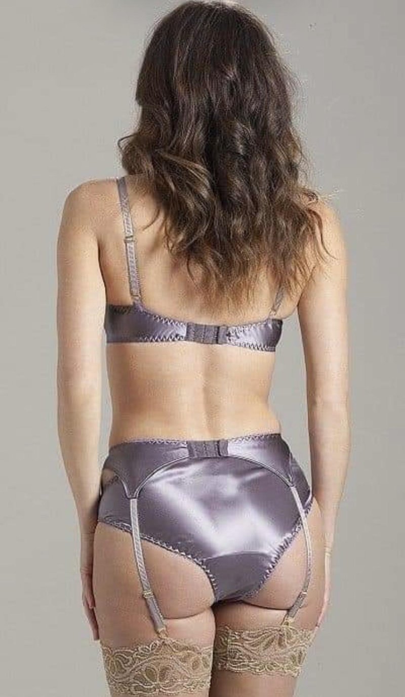 Girls in satin panties