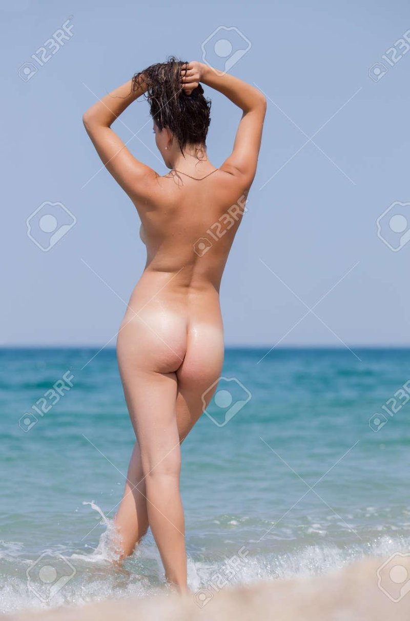 On the beach girl