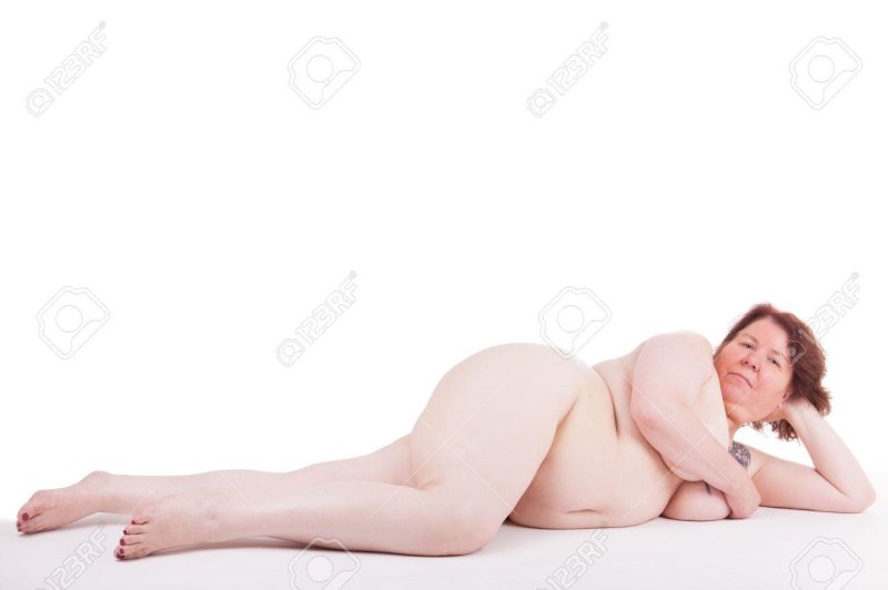 The woman is thick