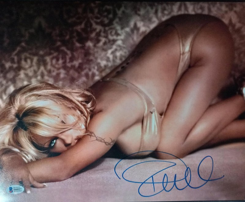 Pamella Anderson in his youth naked