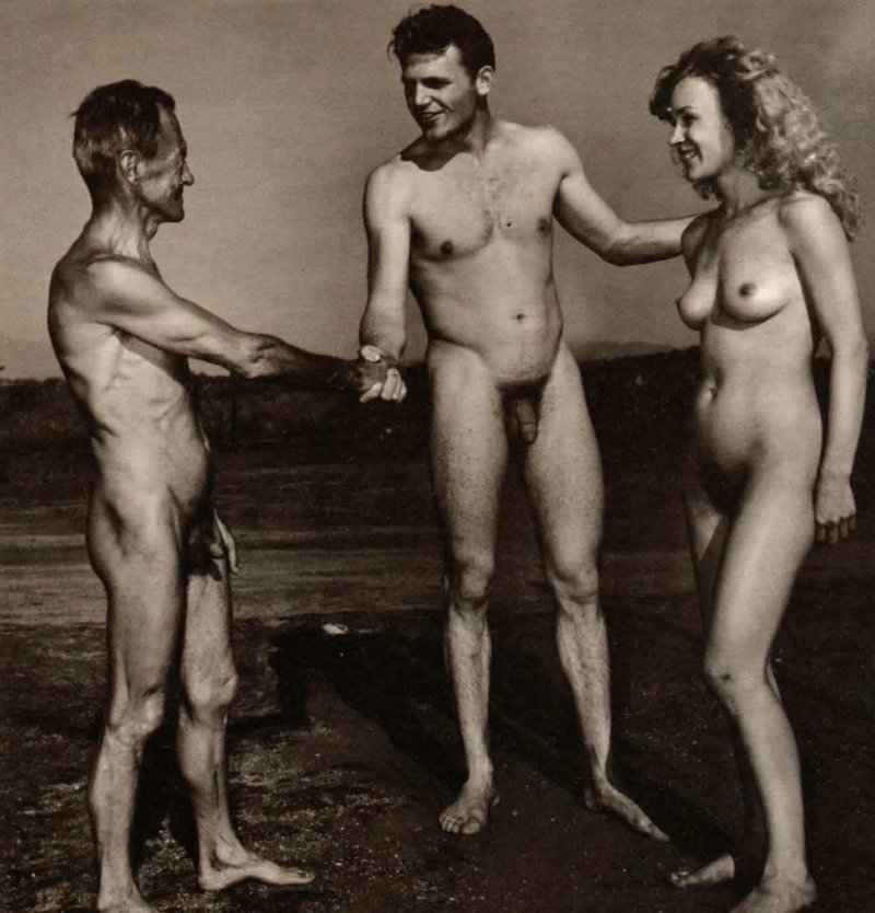 Naked Soviet men