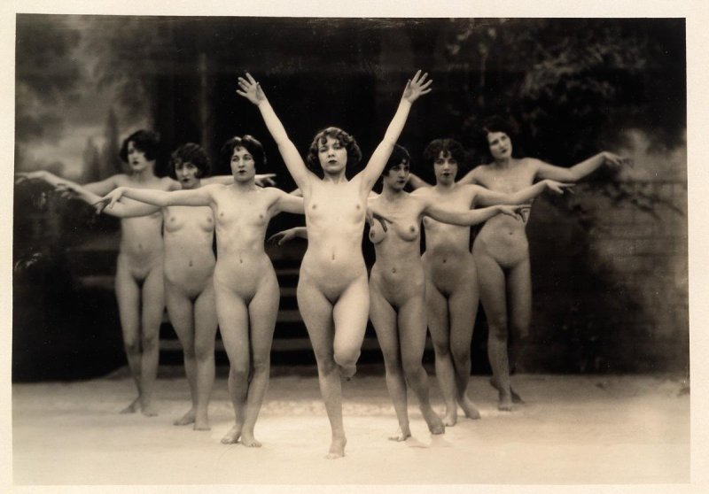 Dancing naked women