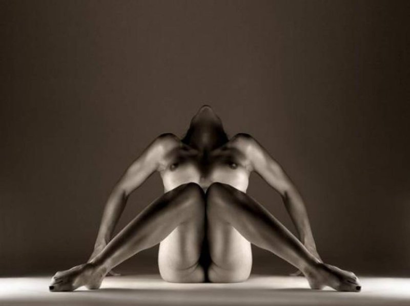 Beautiful female body nude