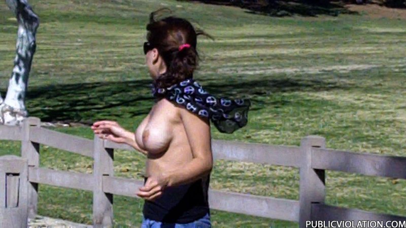 On the street porn