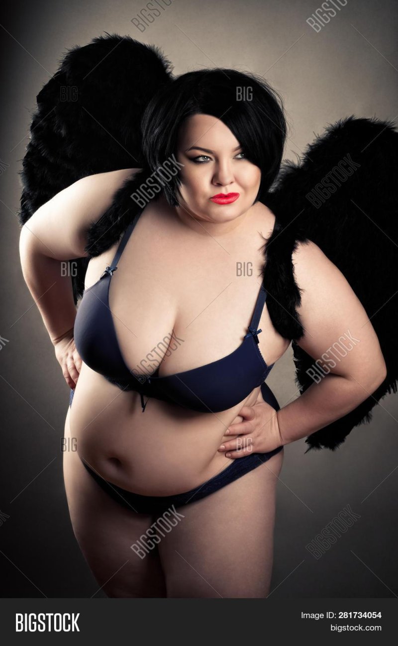 Complete woman in underwear
