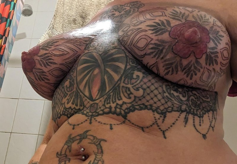 Tattooed boobs