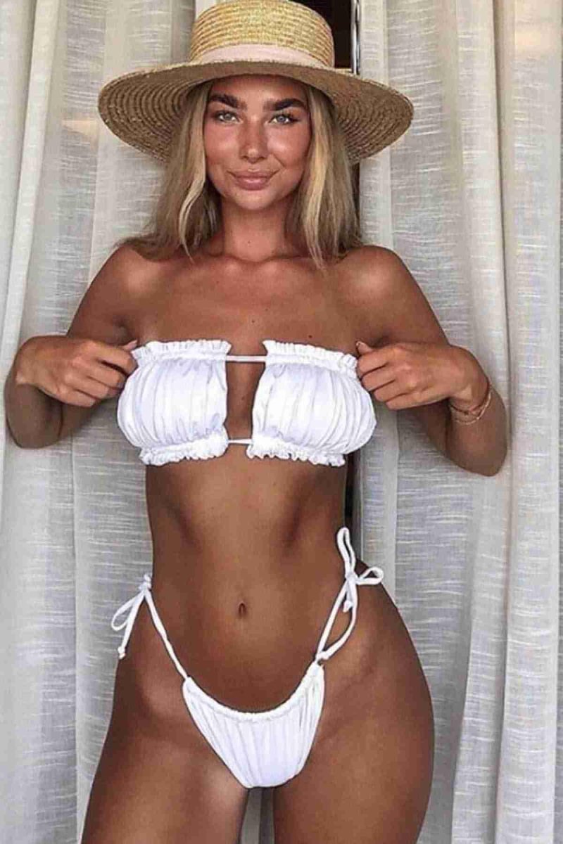 White swimsuits